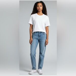 Rag & Bone Blue Skinny Jeans size 26 with fun splatter raw hem